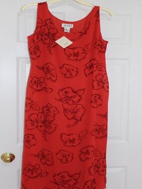 Apart Red and Black Designer Dress